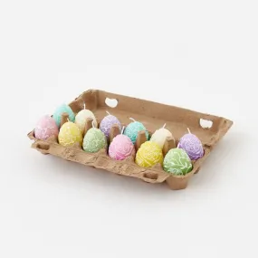 180 Degrees Floral Egg Candles, Assorted Colors