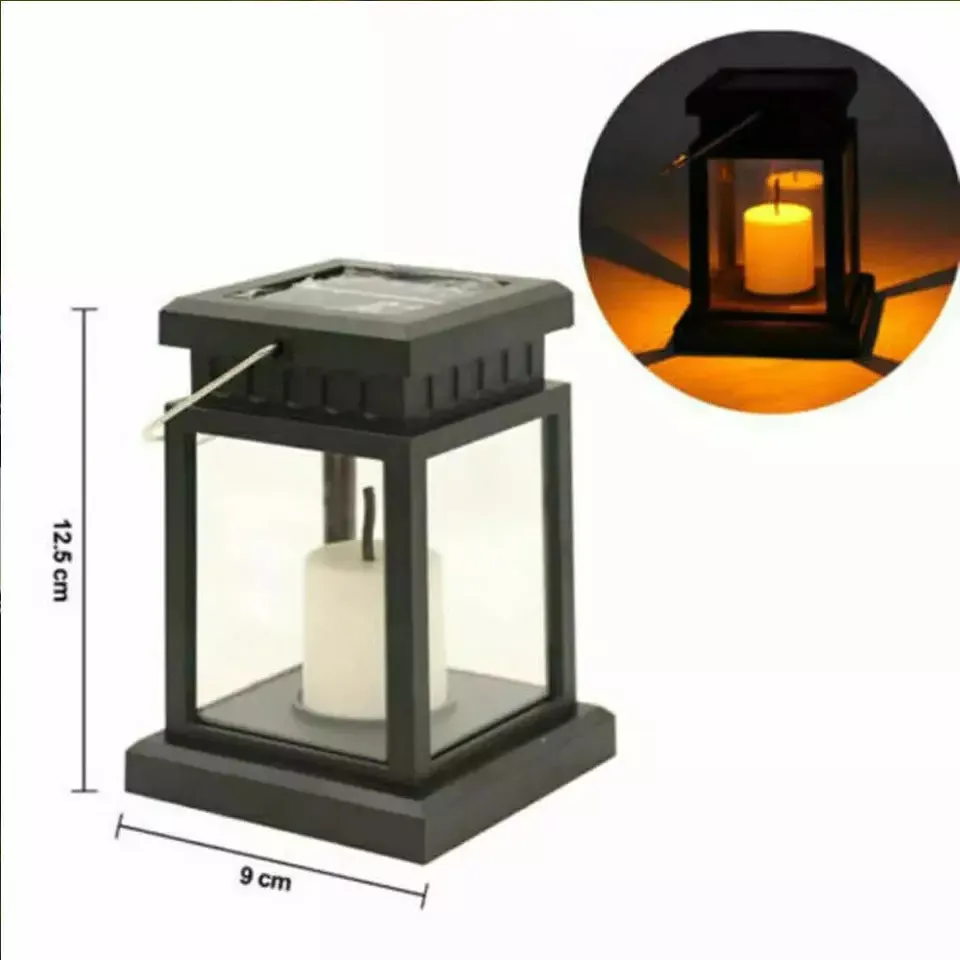2-Pack Waterproof Solar Hanging Lanterns – LED Outdoor Garden & Table Lamps