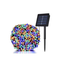 24m 200 LED Multi-Color Solar String Lights - Perfect for Outdoor Celebrations