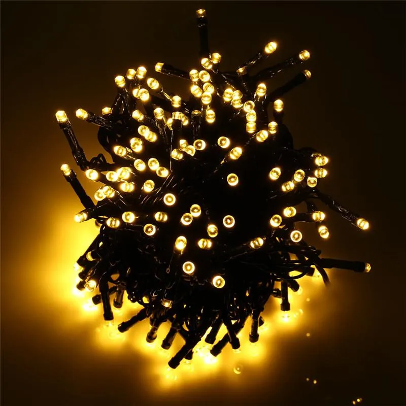72 Ft Large Solar Solar String Lights 200 LED Available in Multiple Colors