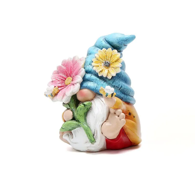 Adorable Flower Gnome Decoration