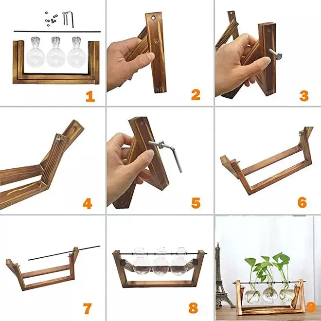 Alchemy 3 Glass Bulb Hydroponic Planter