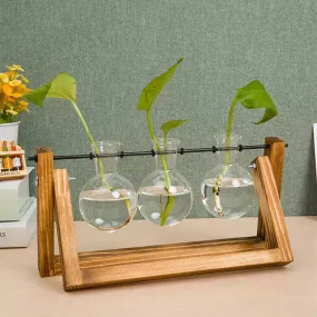 Alchemy 3 Glass Bulb Hydroponic Planter
