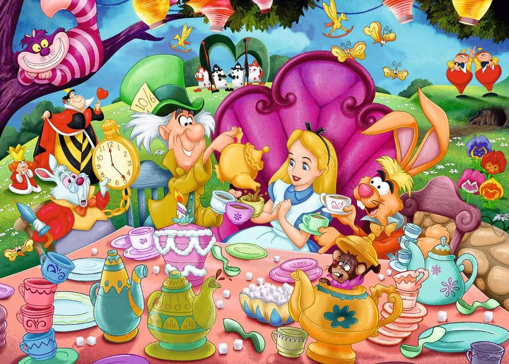 Alice in Wonderland 1000 pc Puzzle