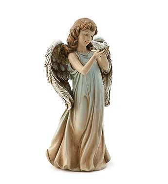 Angel Girl Holding a Dove