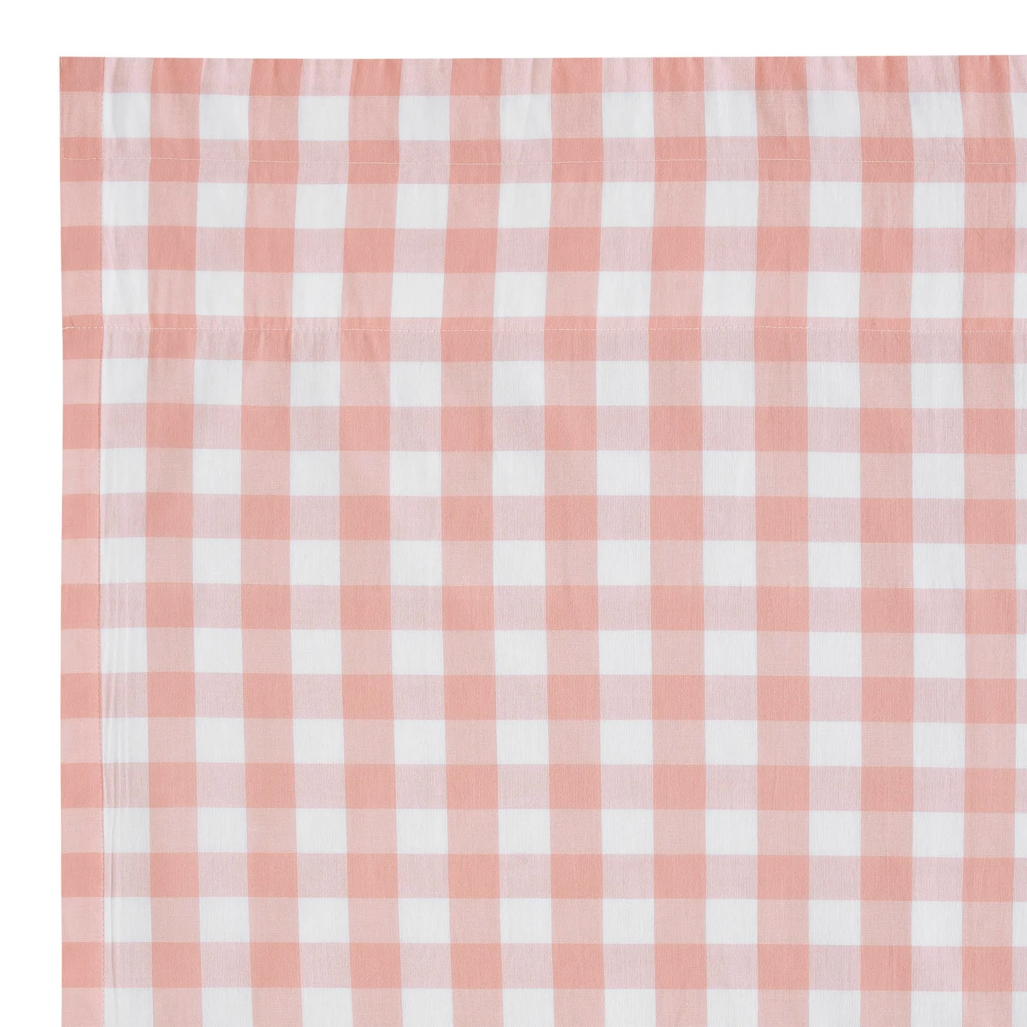 Annie Buffalo Coral Check Door Panel 72x40