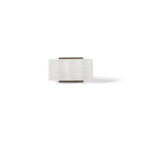 Ara Pressed Rectangle Knob with Trim 5.8cm