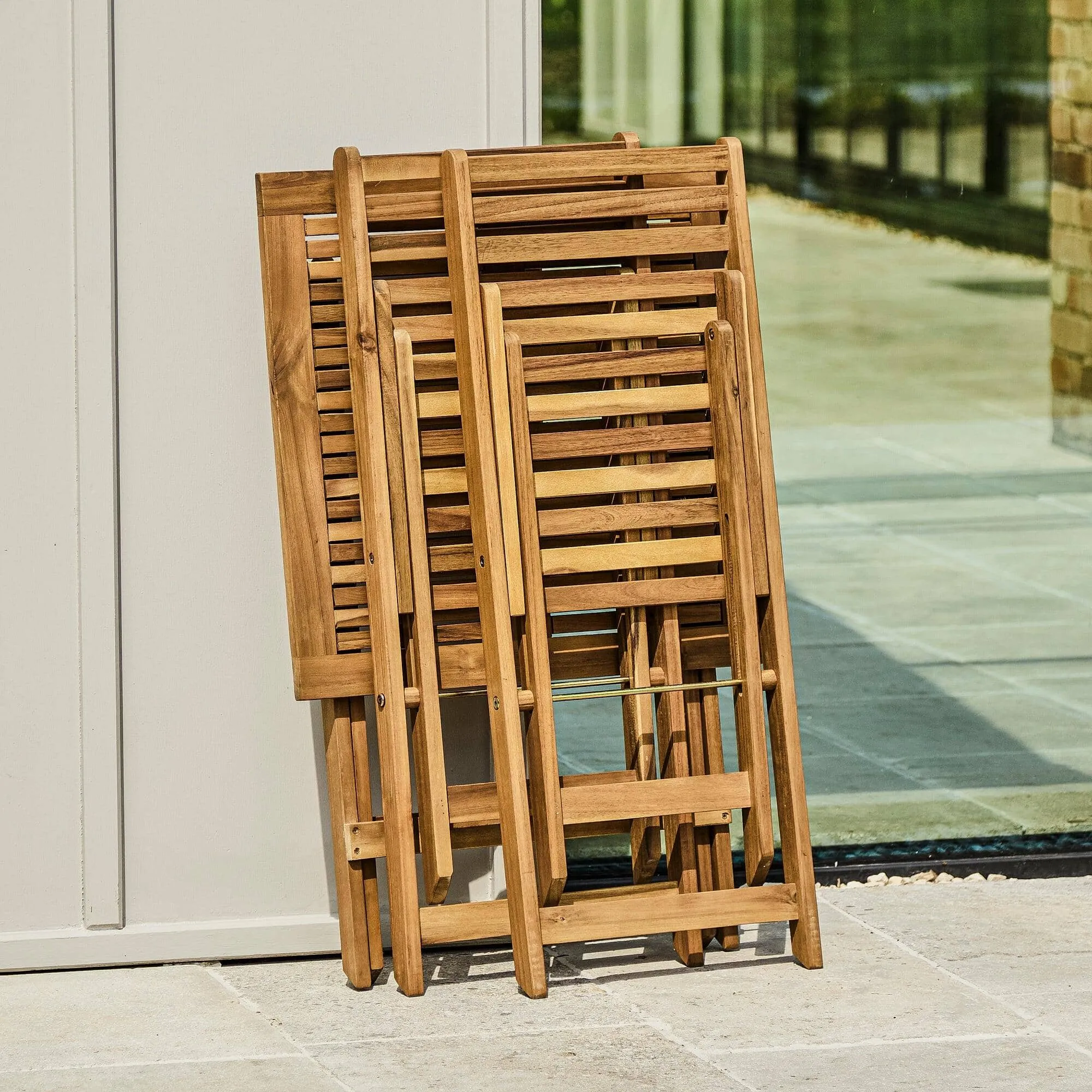 Ashby Wooden Garden Bistro Dining Set