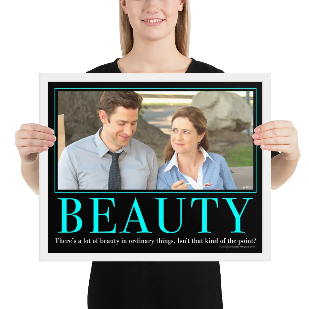 Beauty Motivational Framed Poster