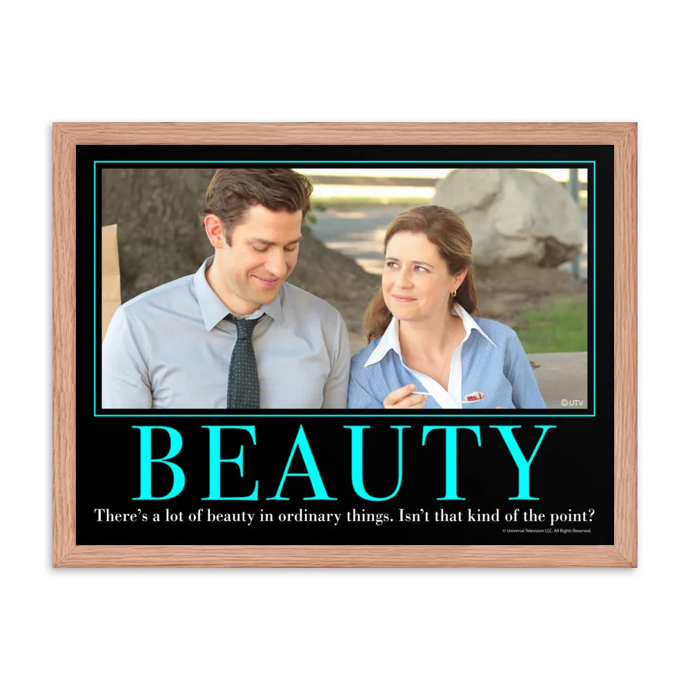 Beauty Motivational Framed Poster