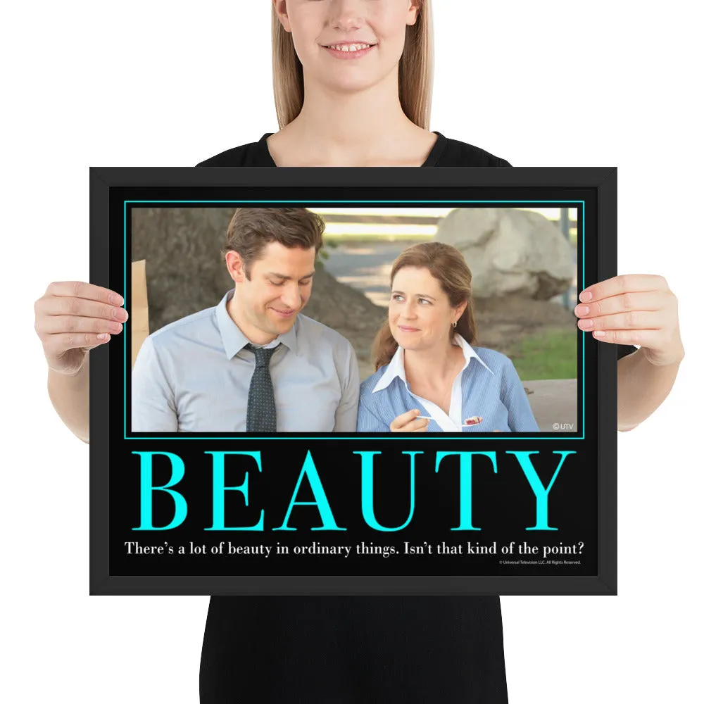 Beauty Motivational Framed Poster