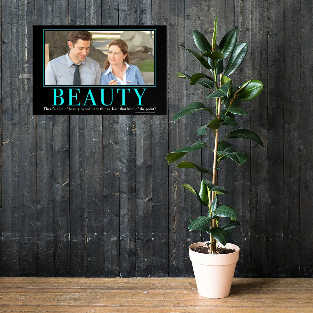 Beauty Motivational Framed Poster