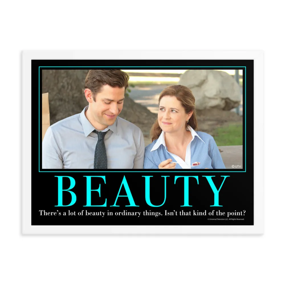 Beauty Motivational Framed Poster