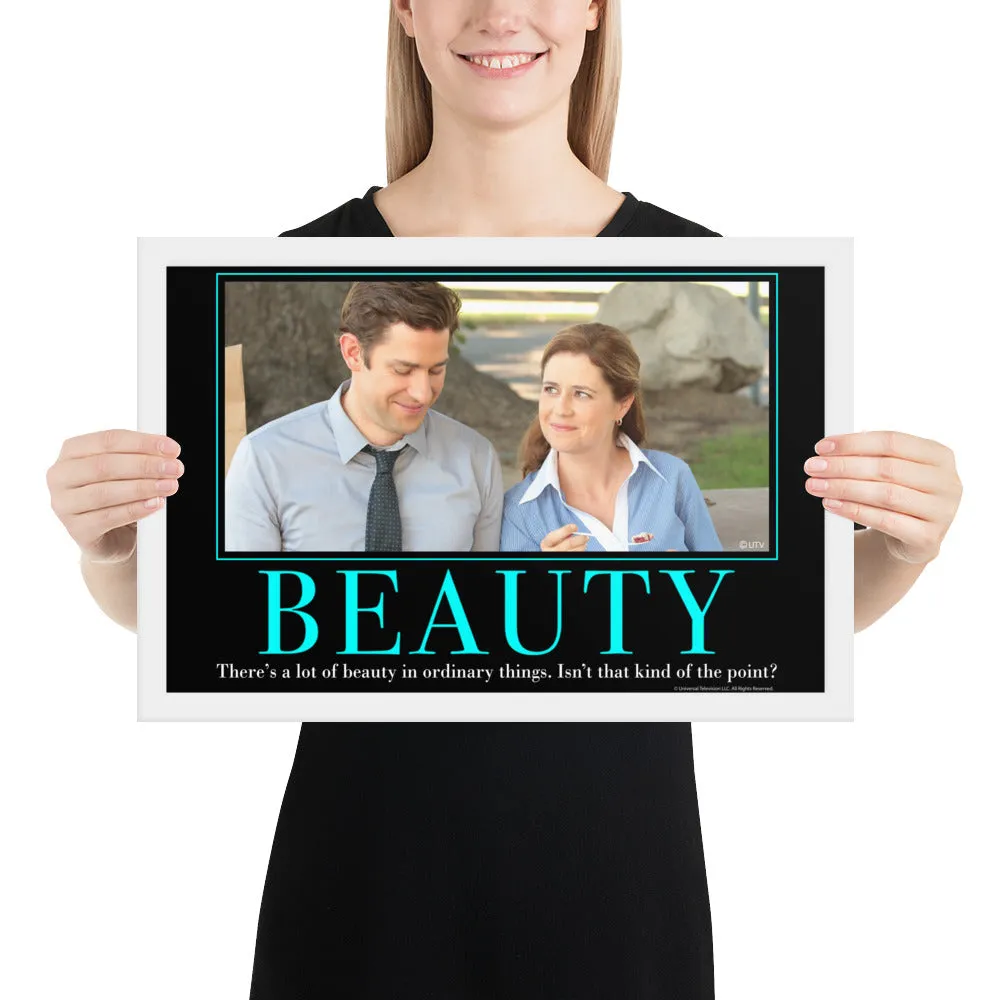 Beauty Motivational Framed Poster