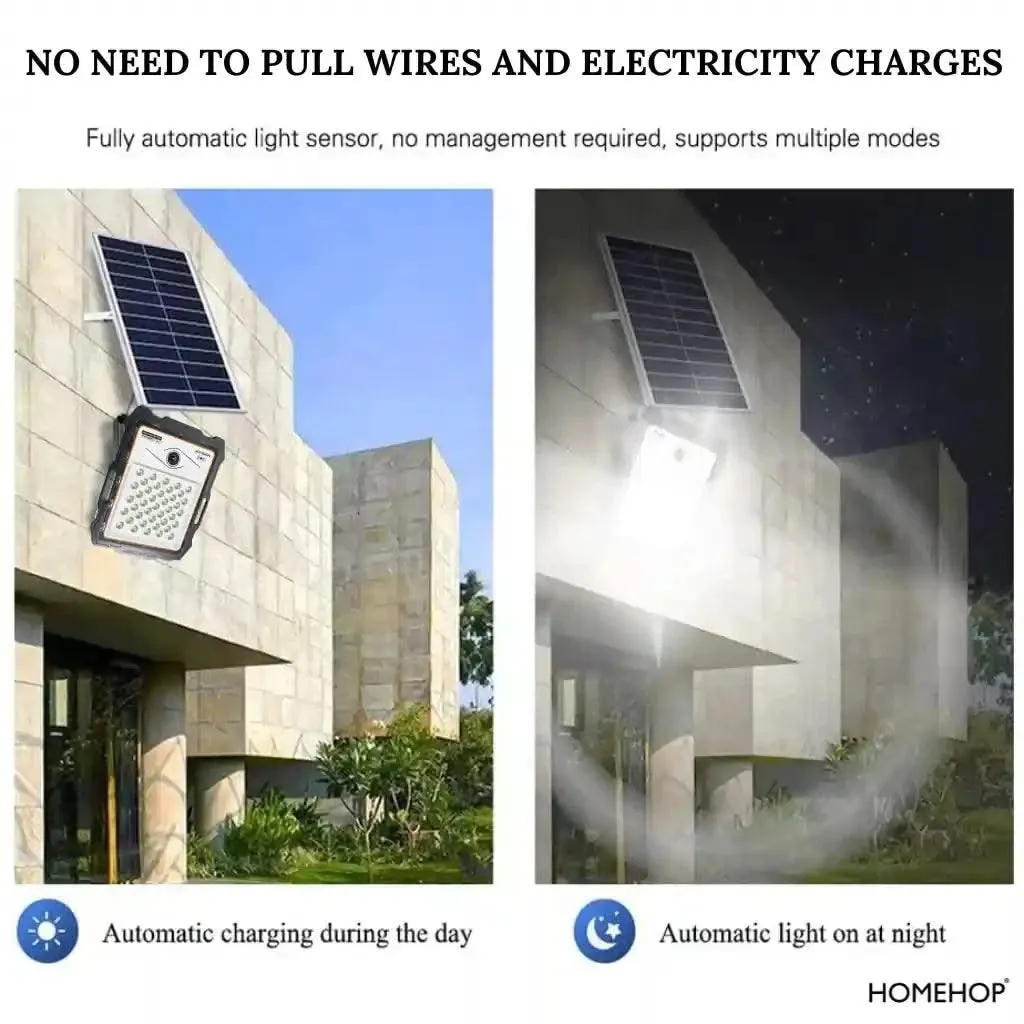 Best LED Flood Light 200 Watt Solar Sensor With CCTV Camera For Homes, Gardens, and Outdoor