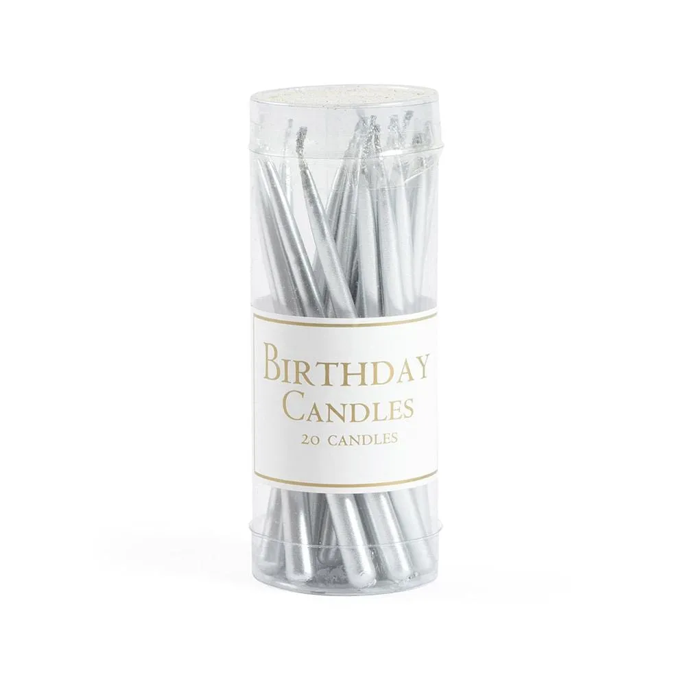 Birthday Candles | Silver