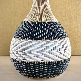 Black Ryaki Rattan Pendant Lampshade