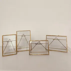 Brass Photo Frames Table Numbers (Free Standing) Wedding Stationery