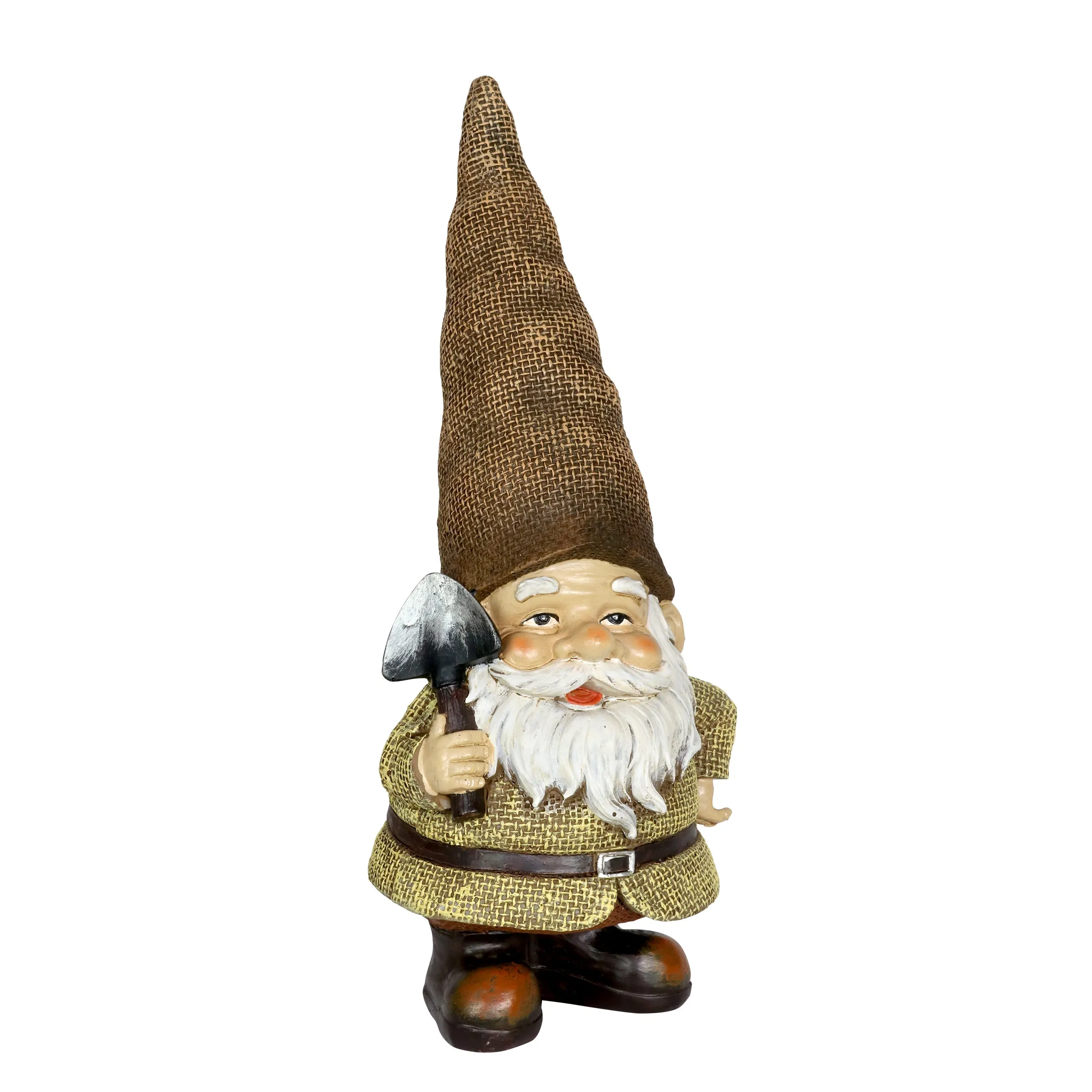 Burlap Buddies Gnome Garden Statues, set of 3, 11 Inch