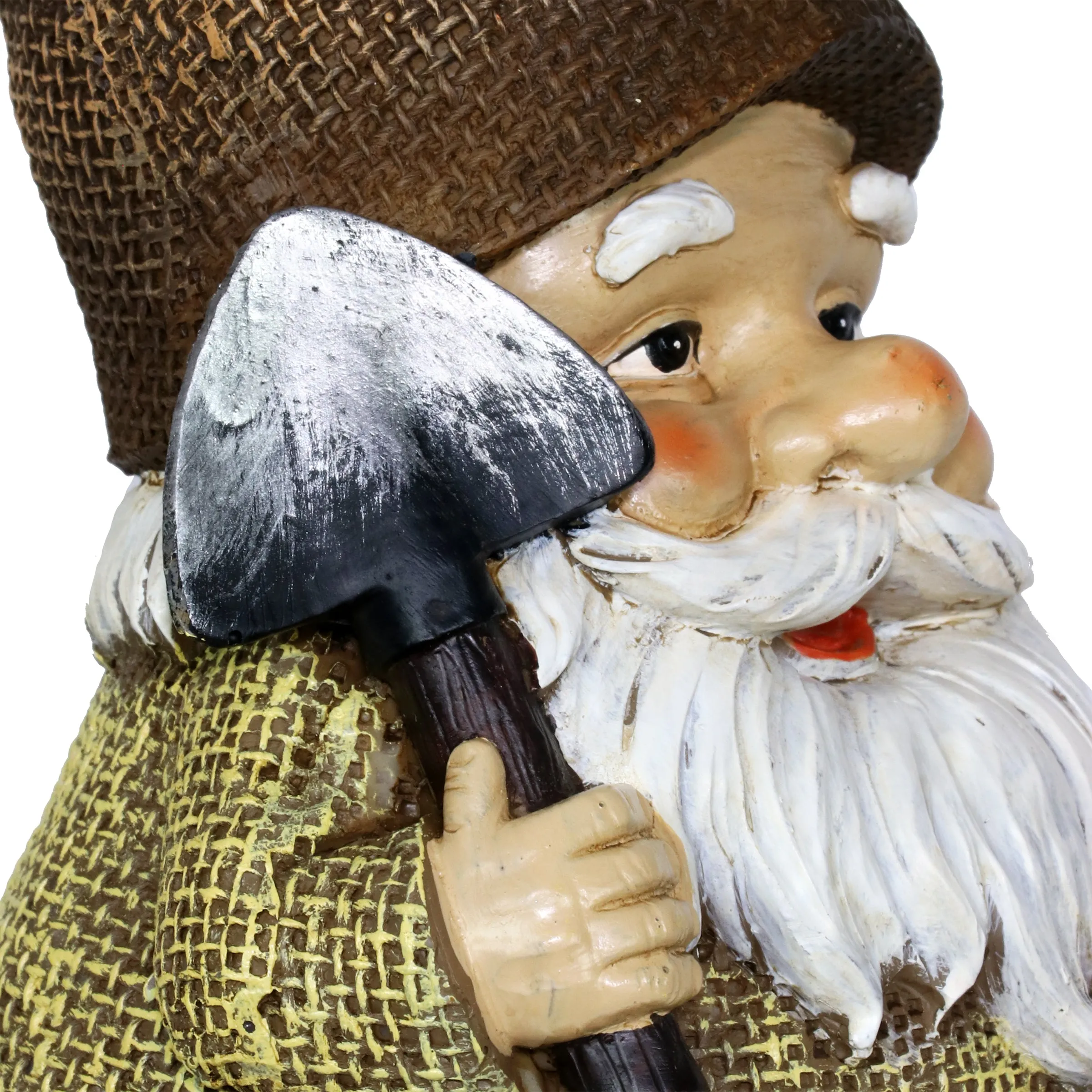 Burlap Buddies Gnome Garden Statues, set of 3, 11 Inch