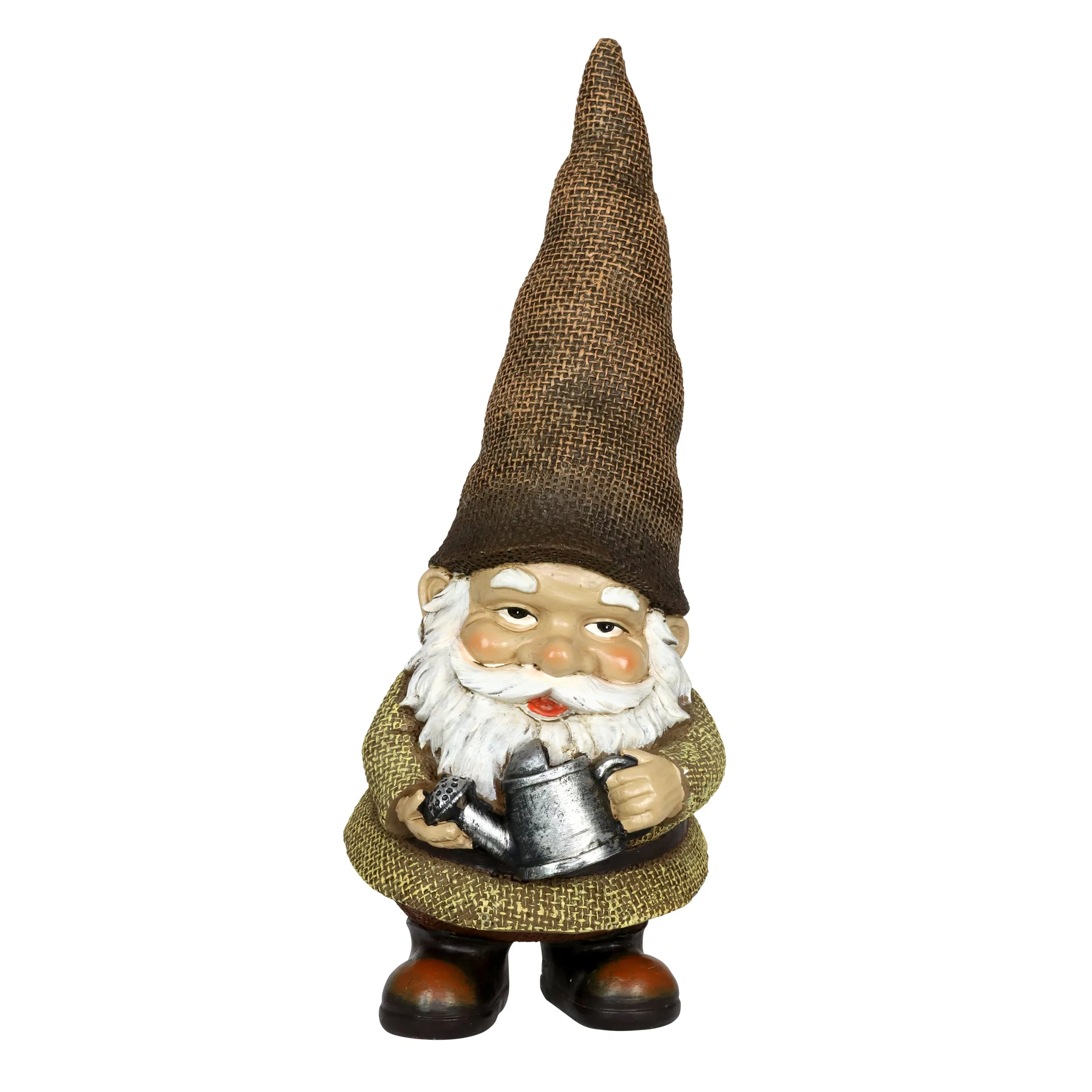 Burlap Buddies Gnome Garden Statues, set of 3, 11 Inch