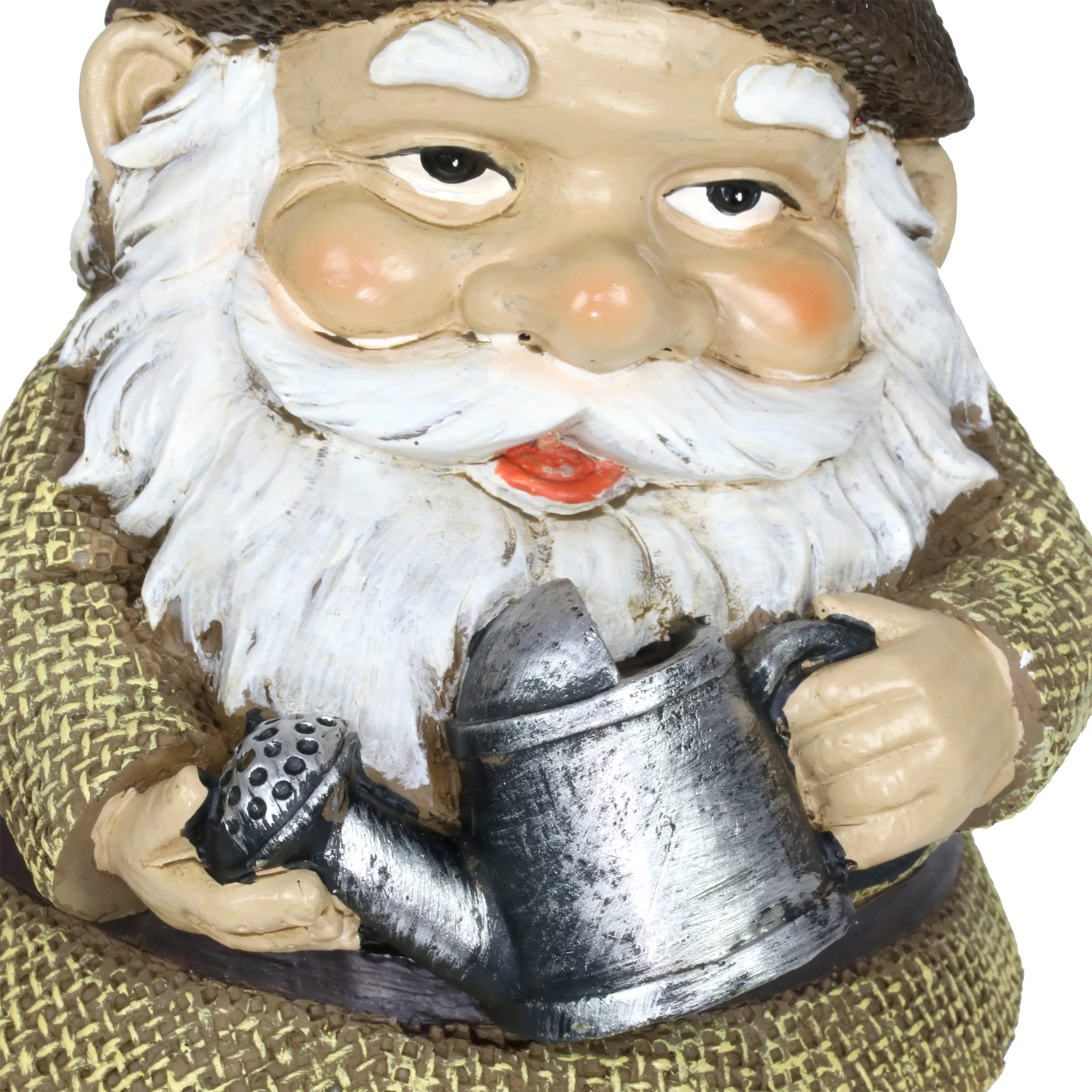 Burlap Buddies Gnome Garden Statues, set of 3, 11 Inch
