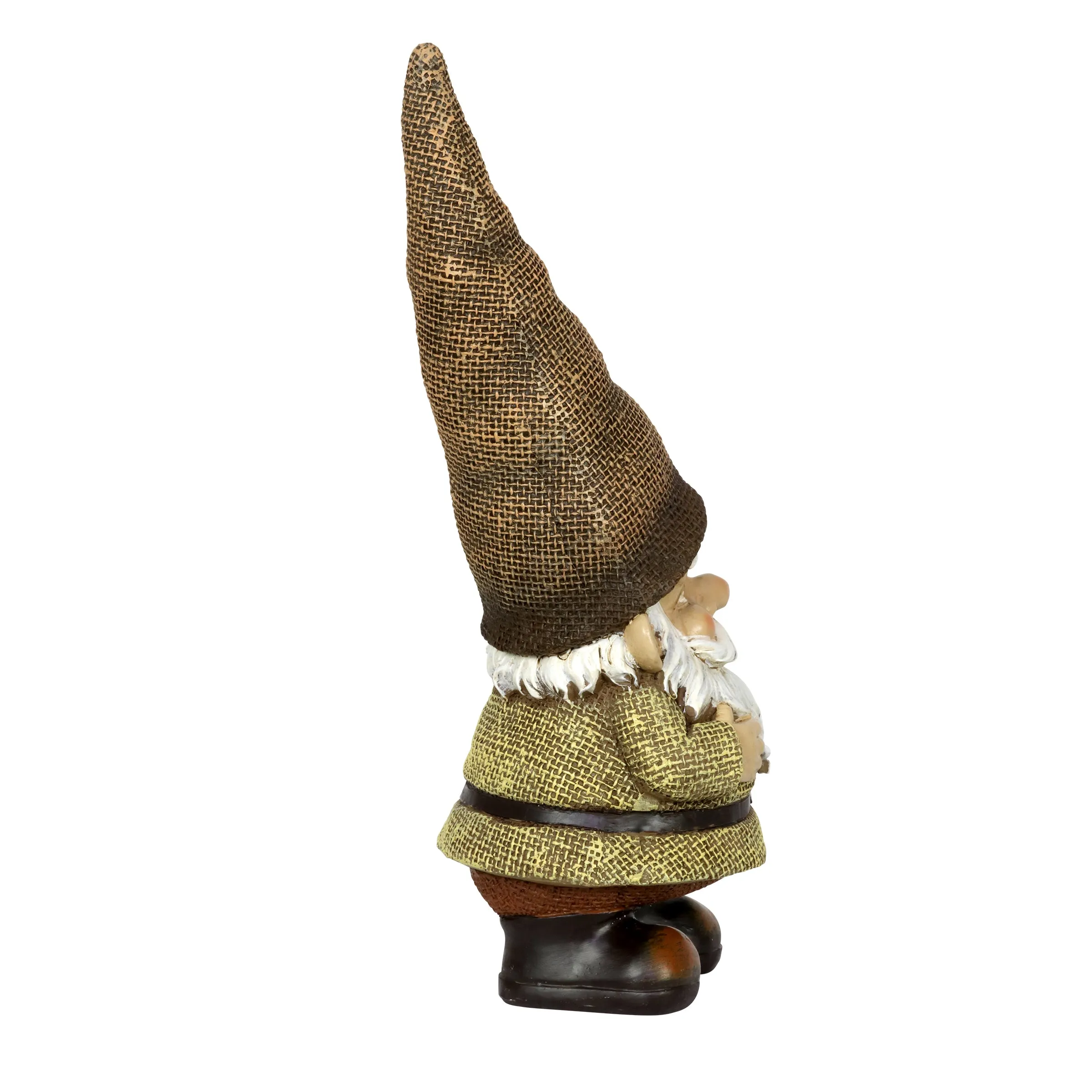 Burlap Buddies Gnome Garden Statues, set of 3, 11 Inch