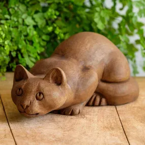Campania International Folk Art Cat Statue