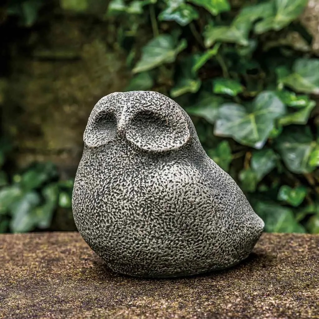 Campania International Stone Owl Statue