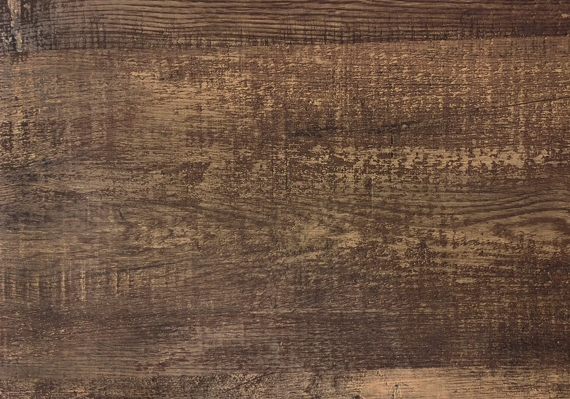 Computer Desk - 48"L / Brown Reclaimed Wood/ Glass Panels