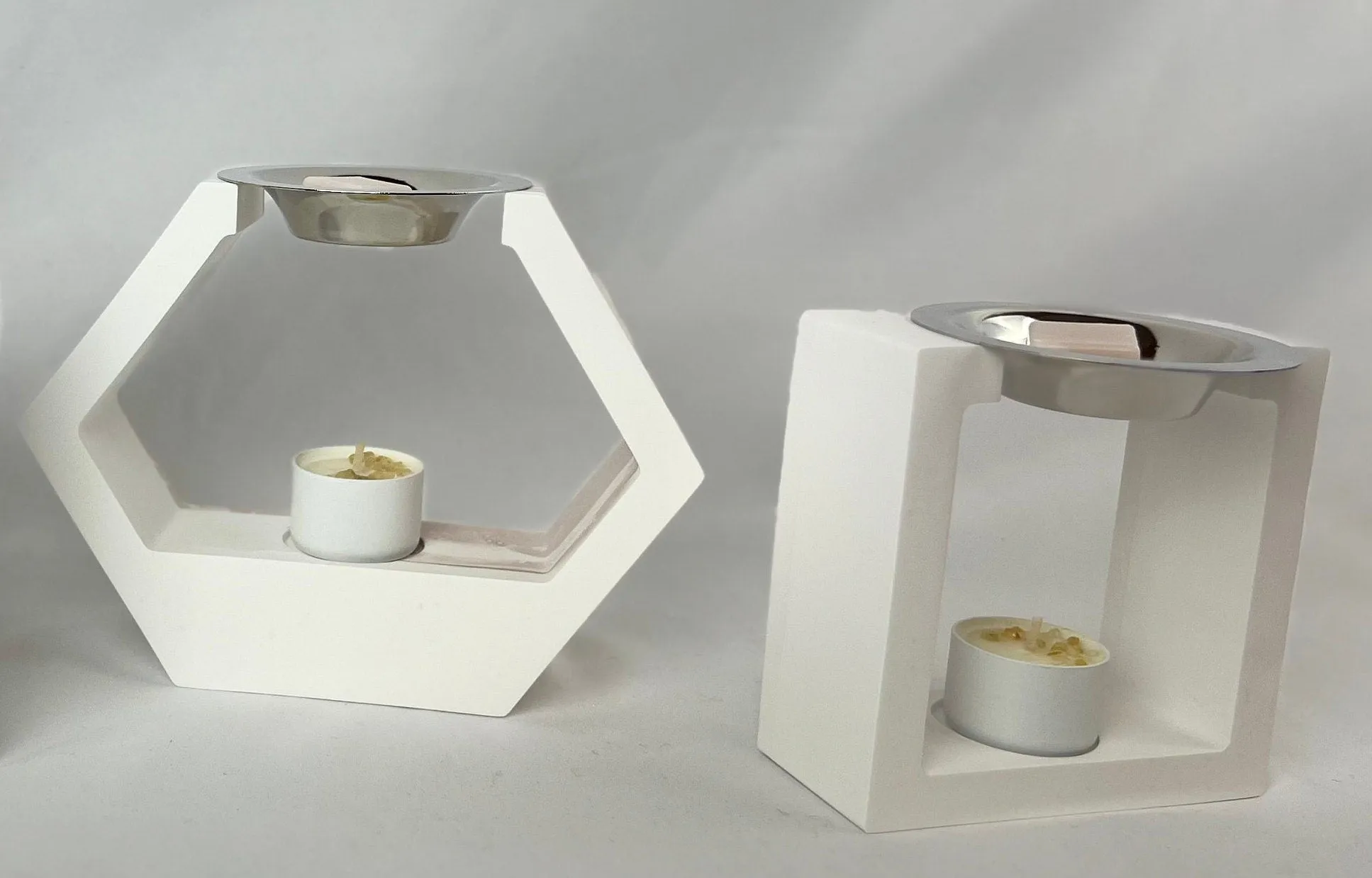 Concrete Wax Melt Warmer Minimalistic