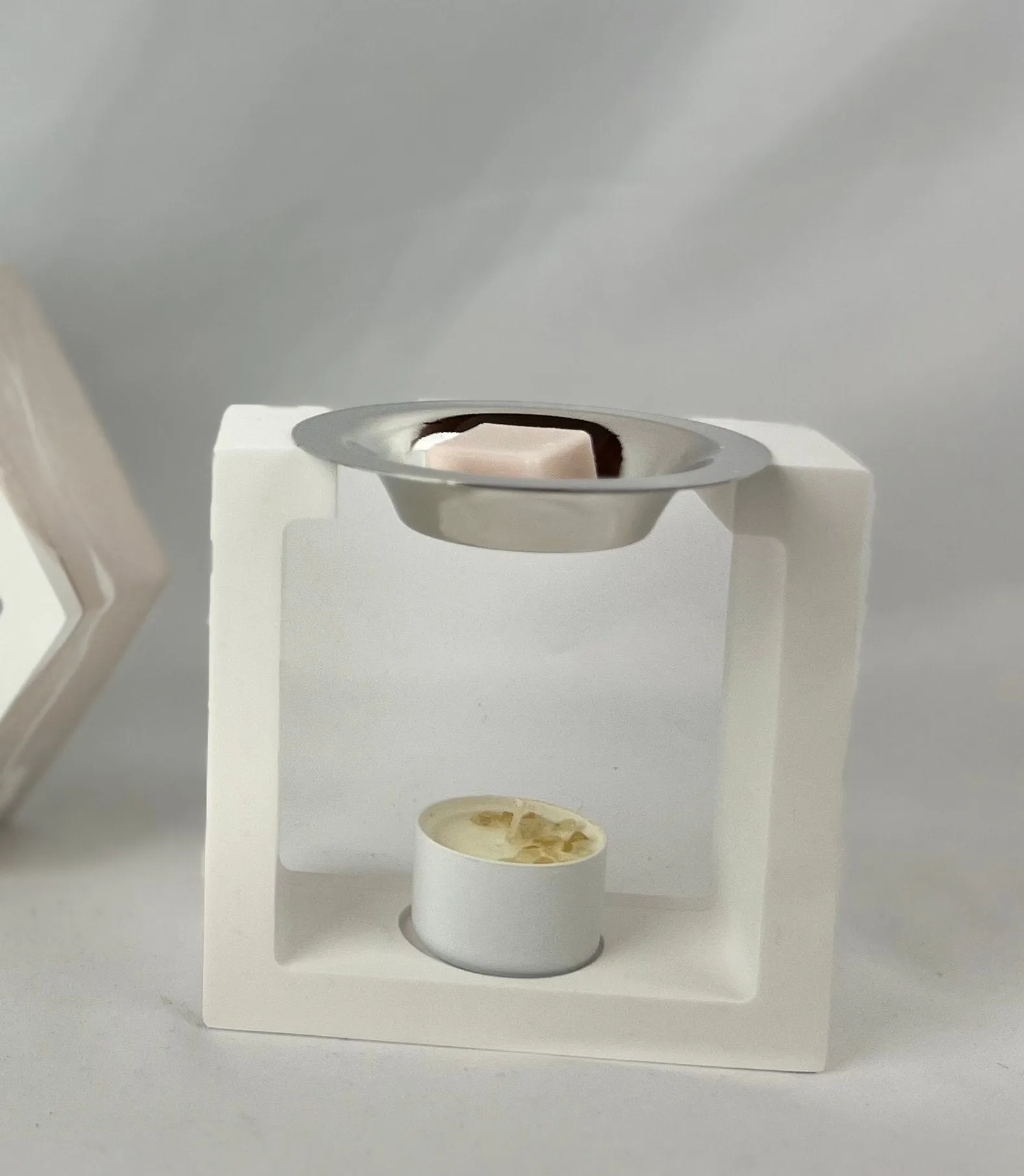 Concrete Wax Melt Warmer Minimalistic