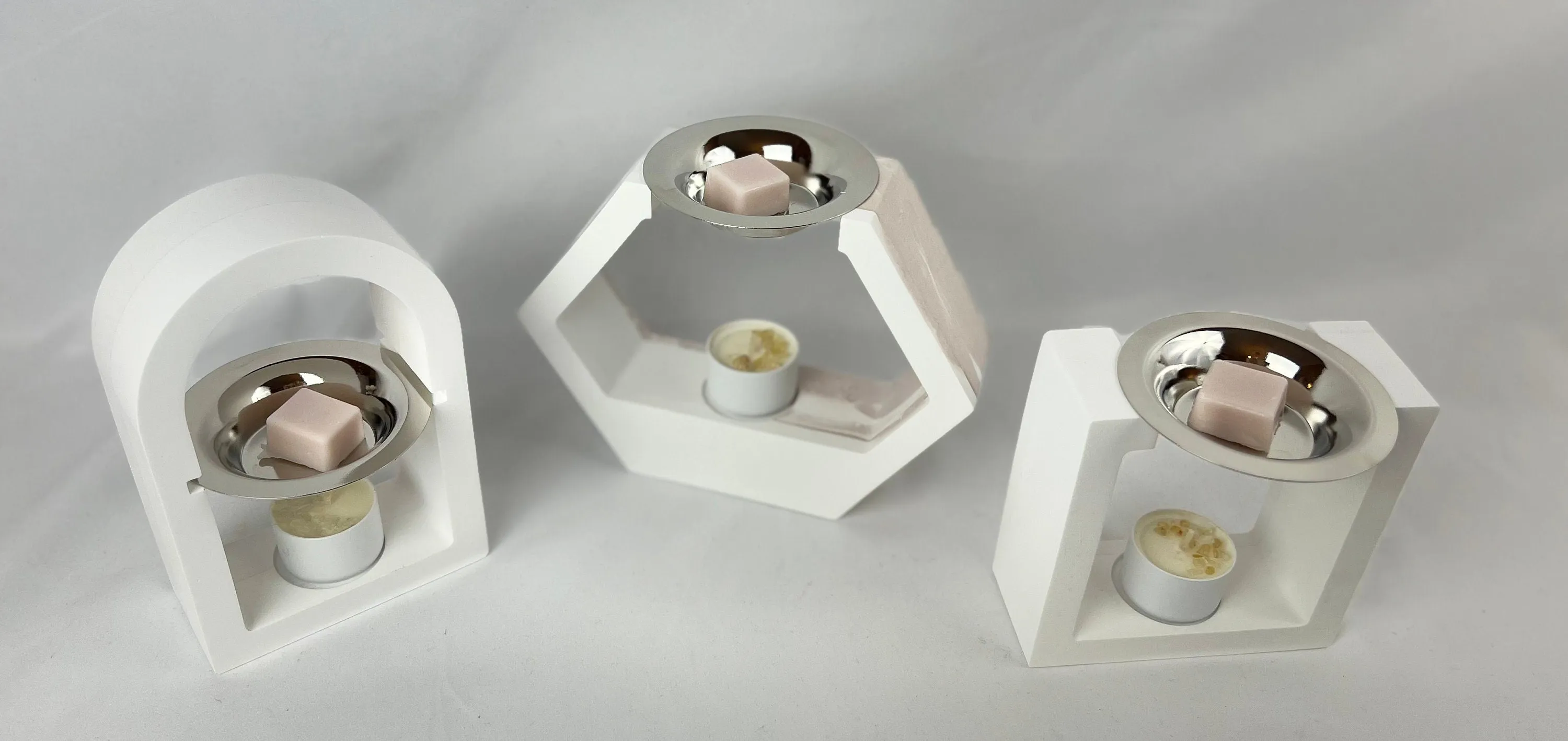 Concrete Wax Melt Warmer Minimalistic