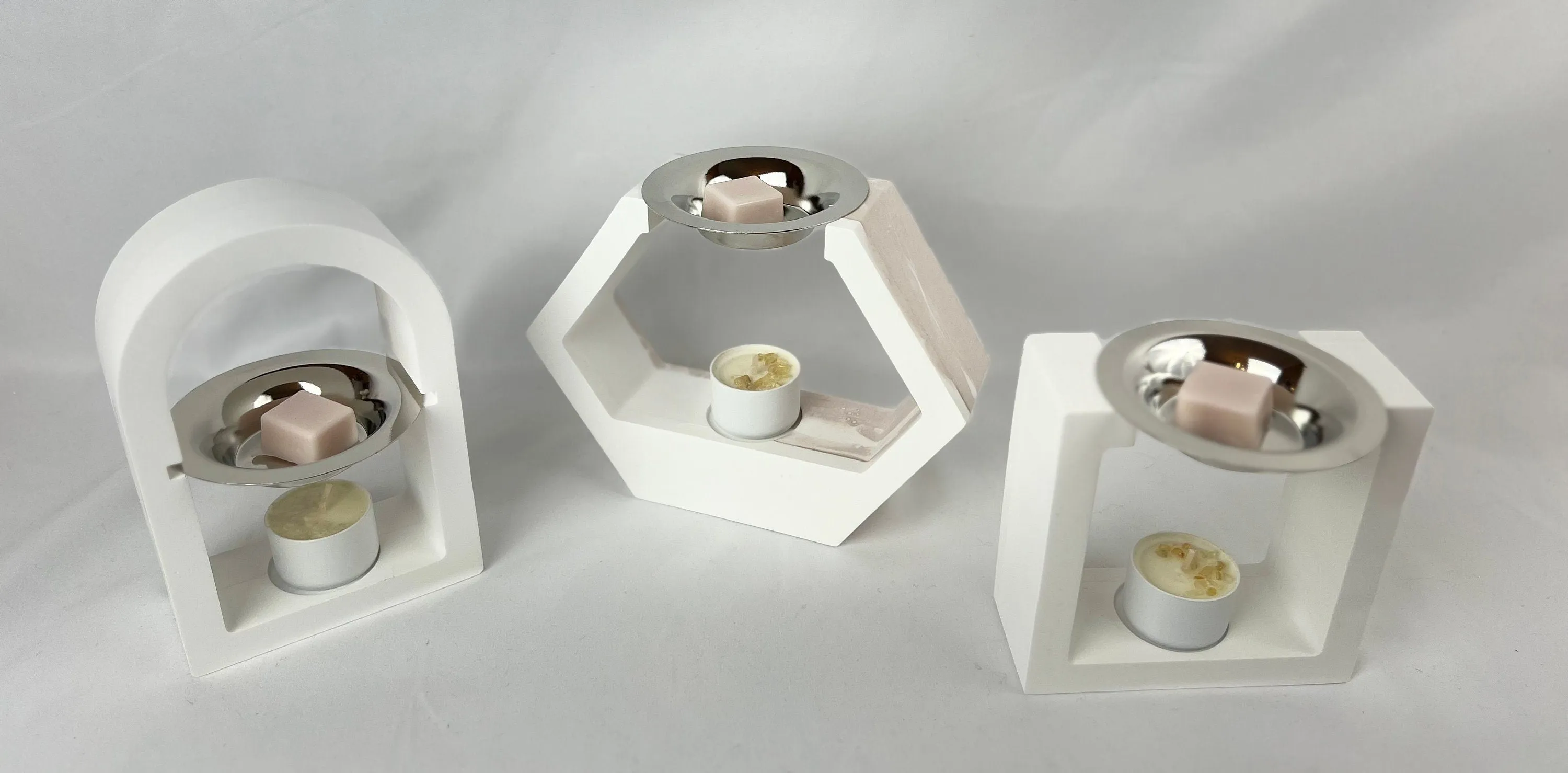 Concrete Wax Melt Warmer Minimalistic