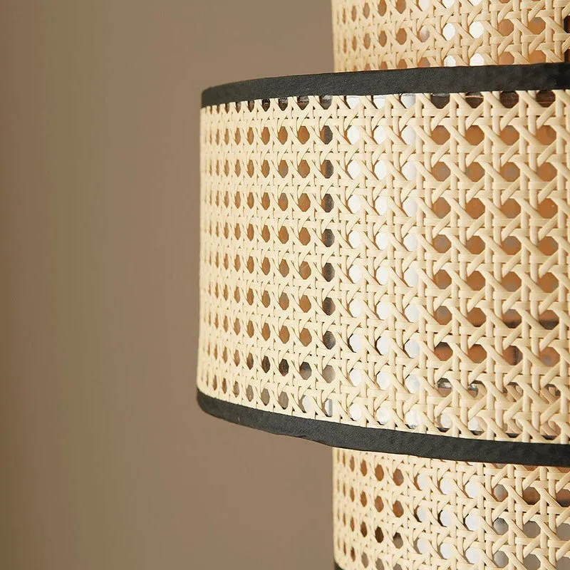Creative Rattan Weaving Lamps Hanging Lampshade