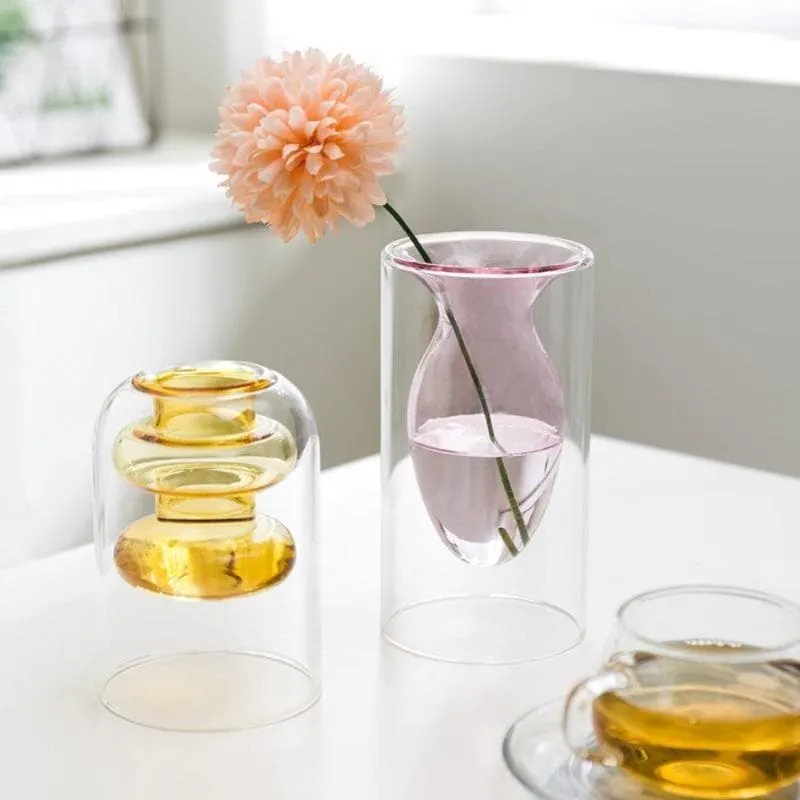 Crystal Glass Hydroponic Vase