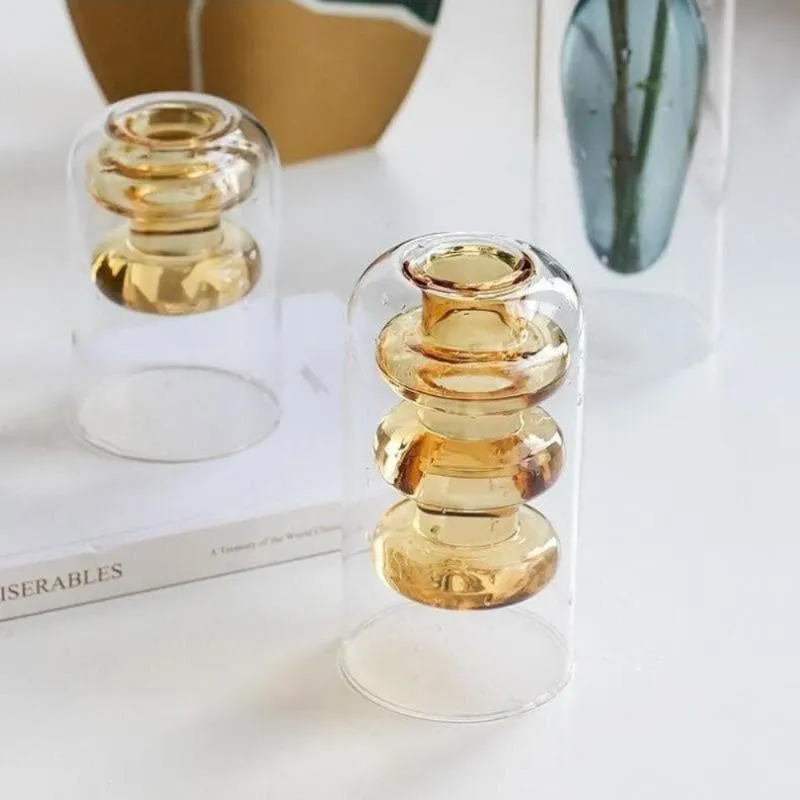 Crystal Glass Hydroponic Vase