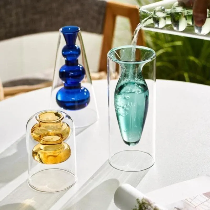 Crystal Glass Hydroponic Vase