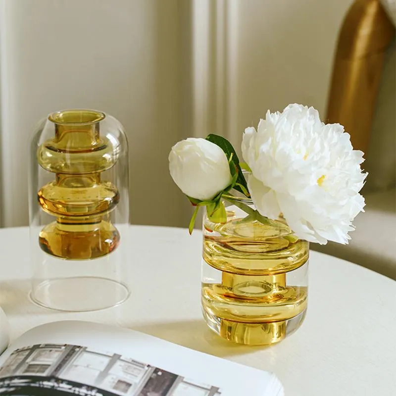 Crystal Glass Hydroponic Vase