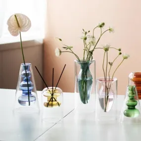 Crystal Glass Hydroponic Vase