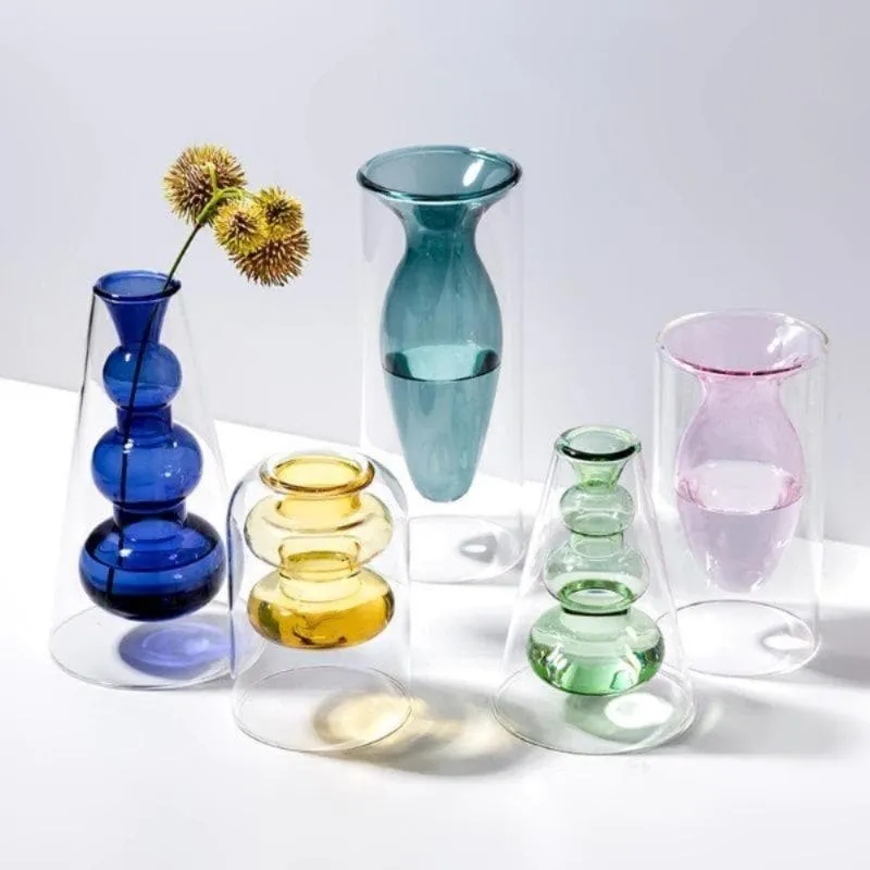 Crystal Glass Hydroponic Vase