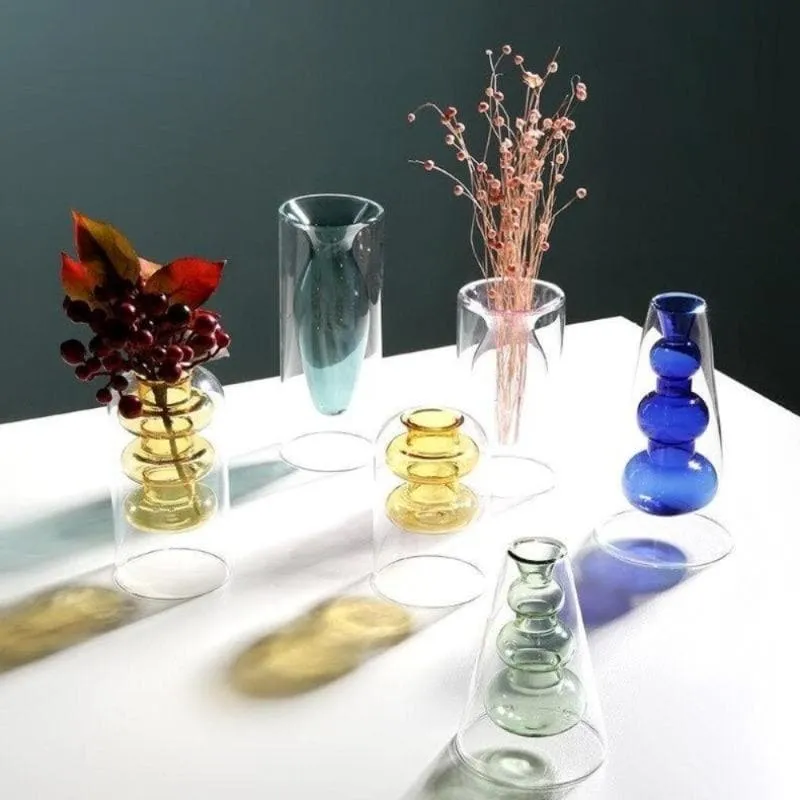 Crystal Glass Hydroponic Vase