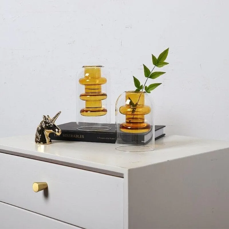 Crystal Glass Hydroponic Vase
