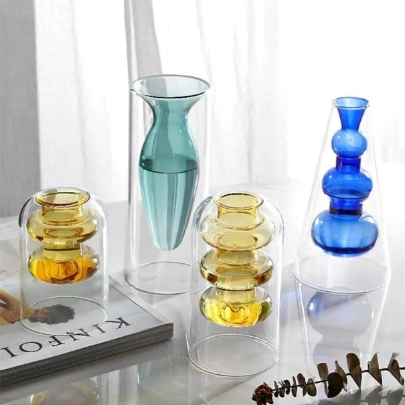 Crystal Glass Hydroponic Vase
