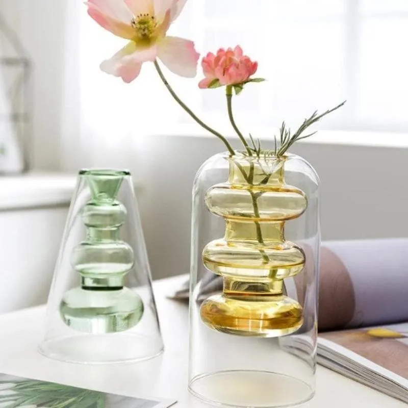 Crystal Glass Hydroponic Vase