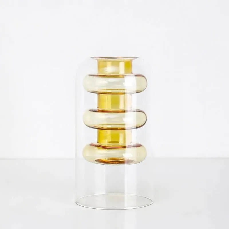 Crystal Glass Hydroponic Vase