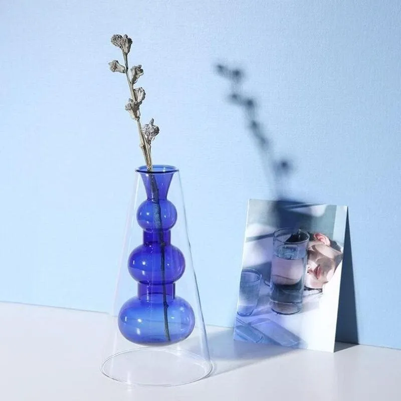 Crystal Glass Hydroponic Vase