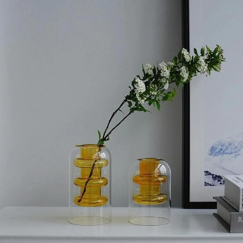 Crystal Glass Hydroponic Vase