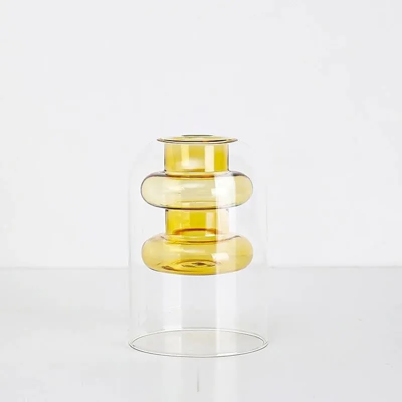 Crystal Glass Hydroponic Vase