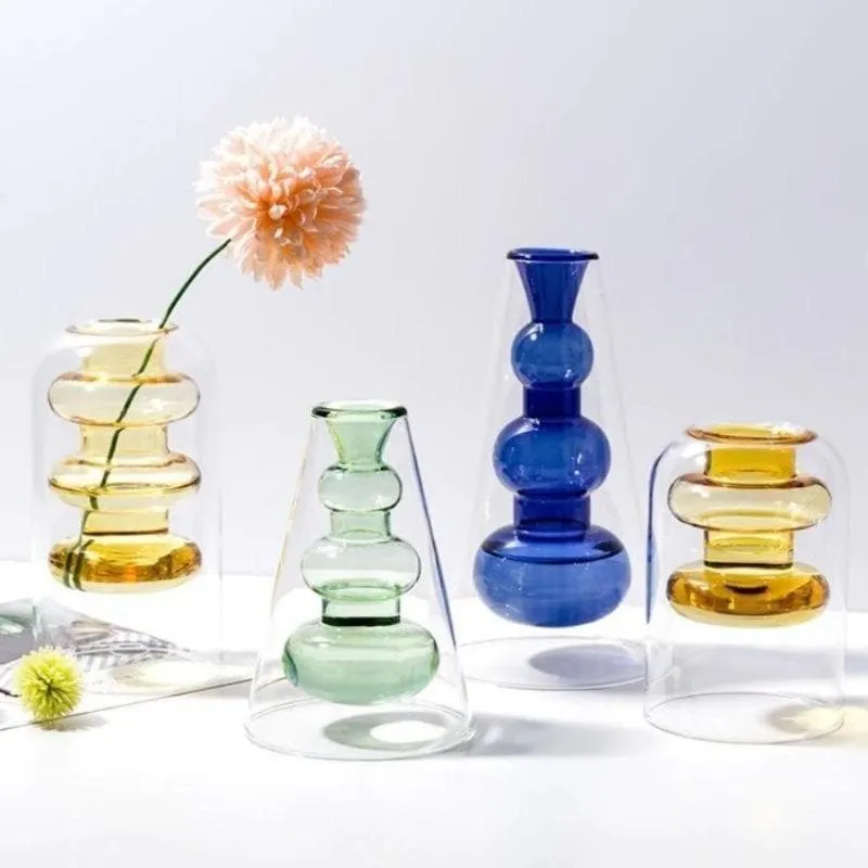 Crystal Glass Hydroponic Vase